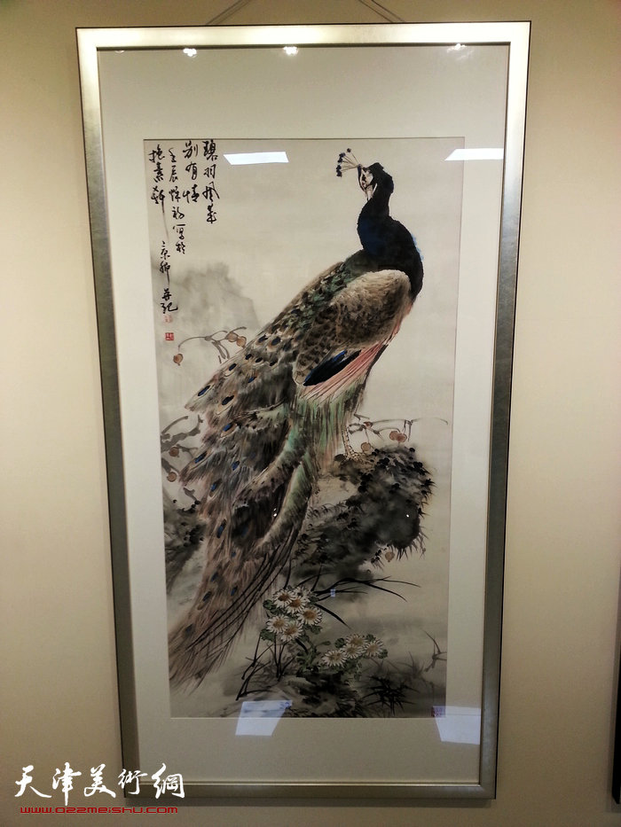 第二届具有收藏潜力艺术作品展文交所开展。图为姚景卿作品。
