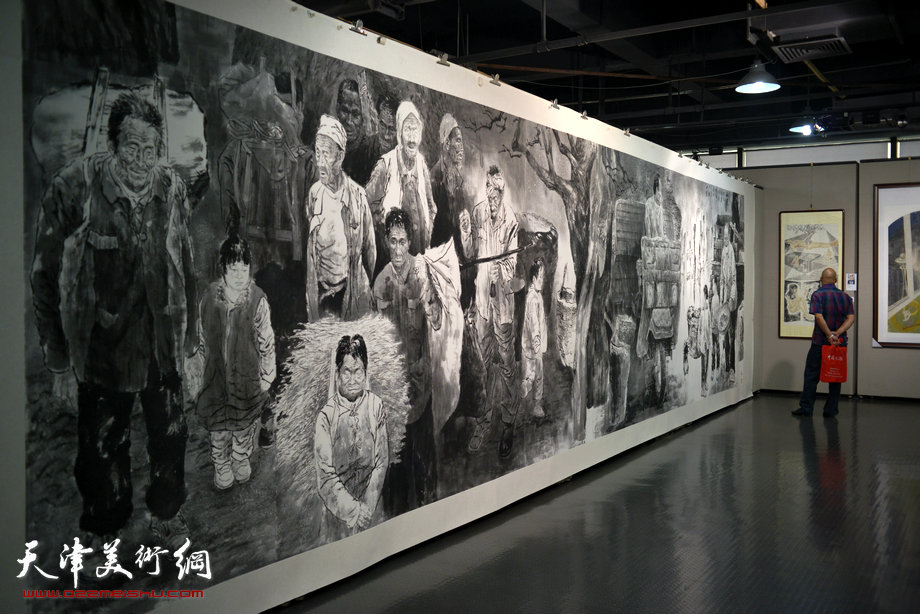 天津美术学院中国画系2013届本科毕业生作品展。
