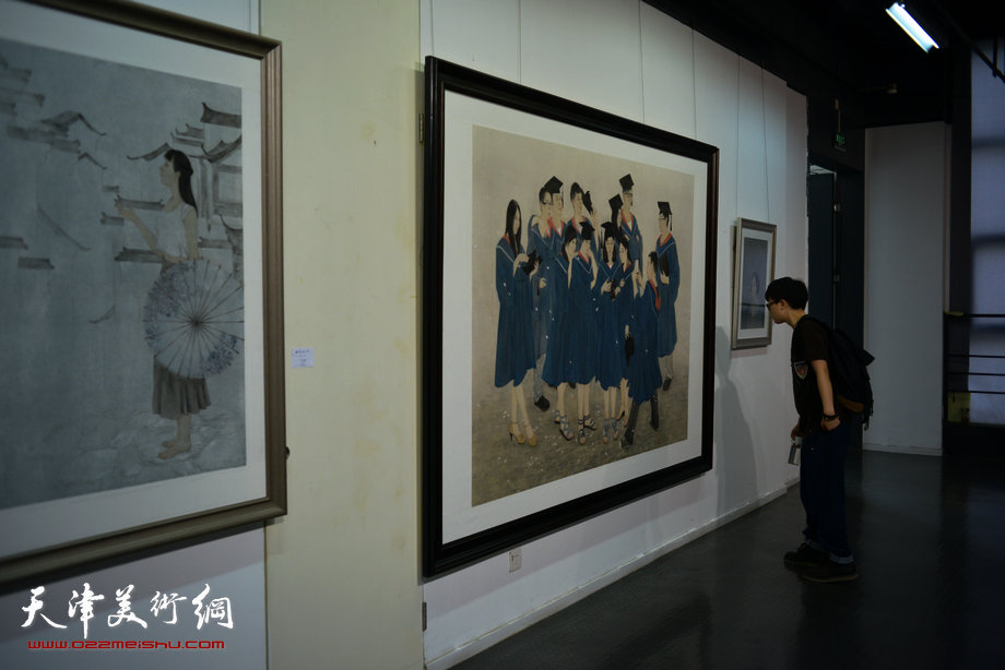 天津美术学院中国画系2013届本科毕业生作品展。