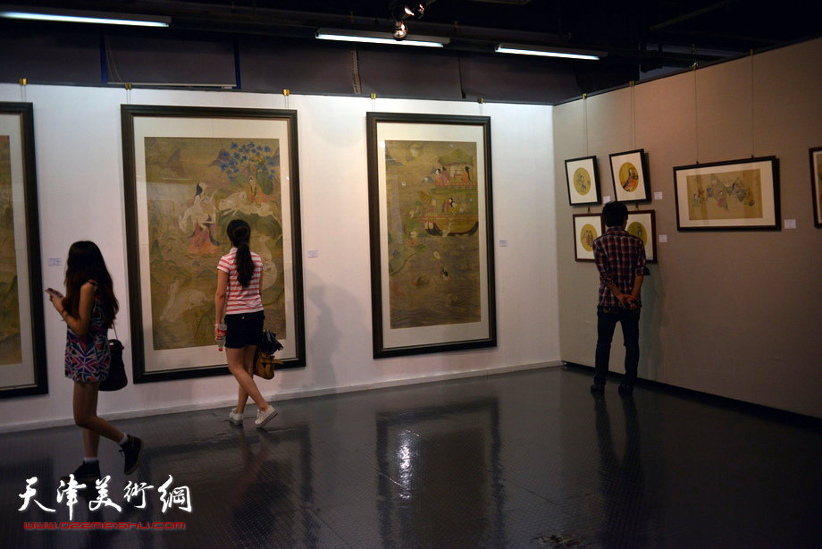 天津美术学院中国画系2013届本科毕业生作品展。