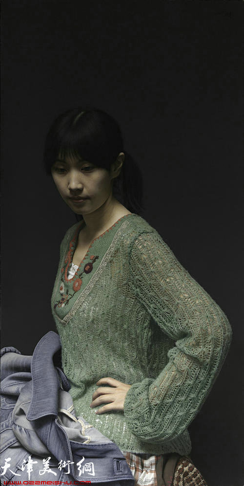 冷军作品：肖像之相—小姜（120x60)2011年