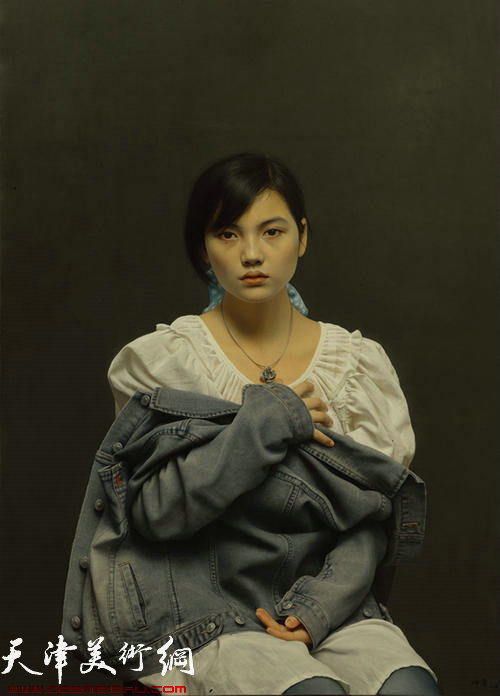 冷军作品：肖像之相－小唐(140乘80）2007年5月