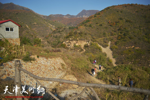 天津市蓟县石龙峡风景名胜区云顶山庄游客缤纷