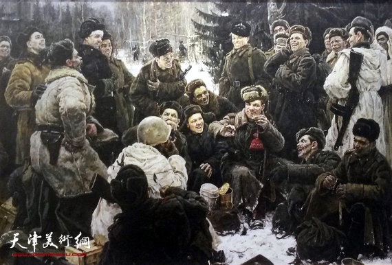 “岁月情怀——苏联时期主题性美术创作稿展”展出作品
