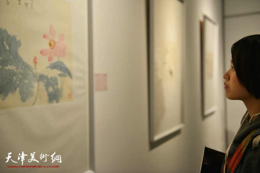 《行者无疆——中国当代水墨名家邀请展》11月5日在天津美术馆开幕。图为展览现场。