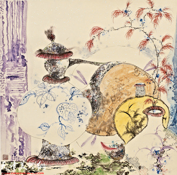 张卫水墨作品:歆之16 纸本水墨 2013