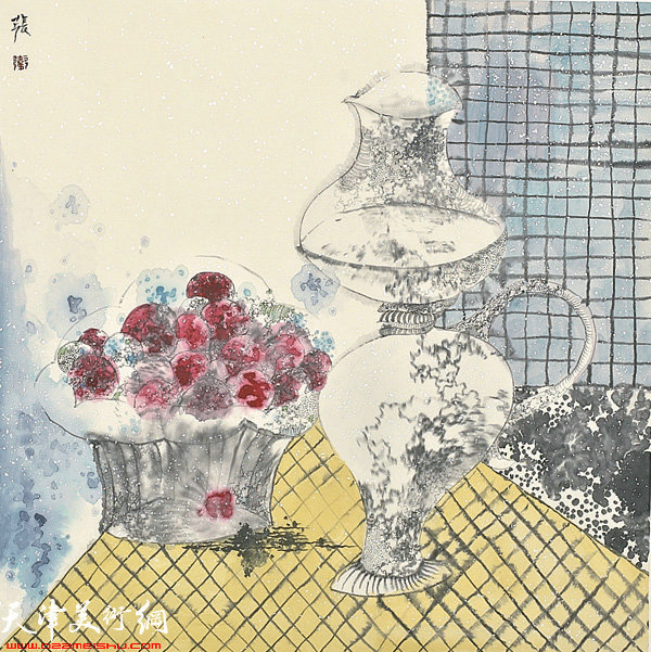 张卫水墨作品:歆之17 纸本水墨 2012