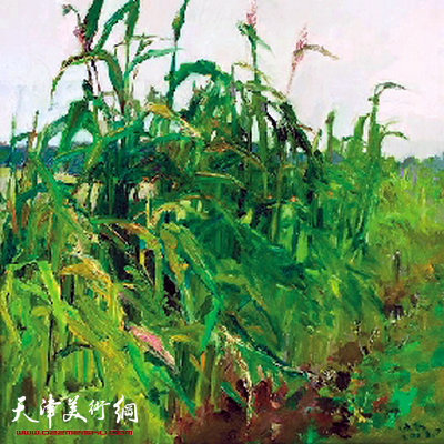 范迪安 盛夏 90×90cm 布面油画 2013年