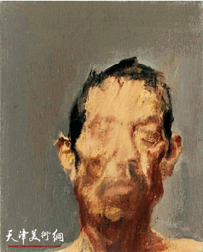 童雁汝南 肖像 41×33cm 布面油画 2006年