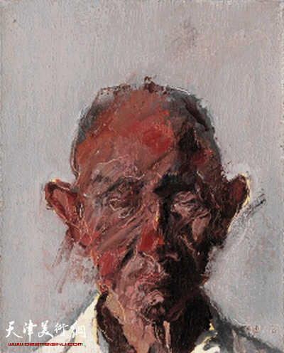 童雁汝南 肖像 41×33cm 布面油画 2002年