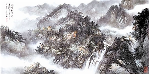 王悲秋山水