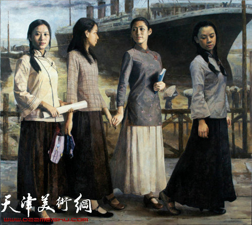 青年写实油画作品展参展作品 丁继鸣 蒸汽大时代