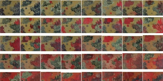 张莞，《红色风景》，48x62cm，2011-2012年