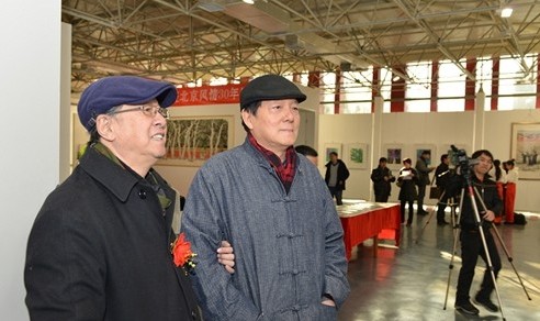 赵准旺(右)与李宝林 摄影：叶金中