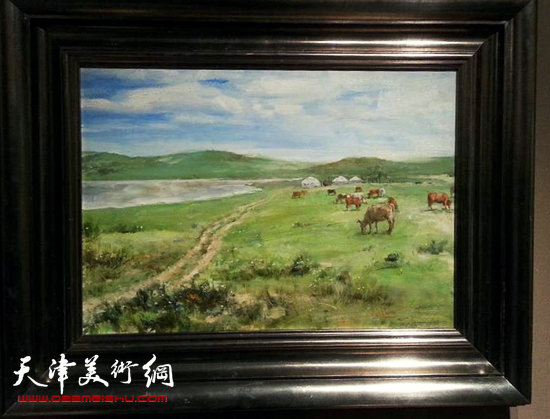 “与自然对话”刘乃鹏油画作品贺岁巡展展出作品