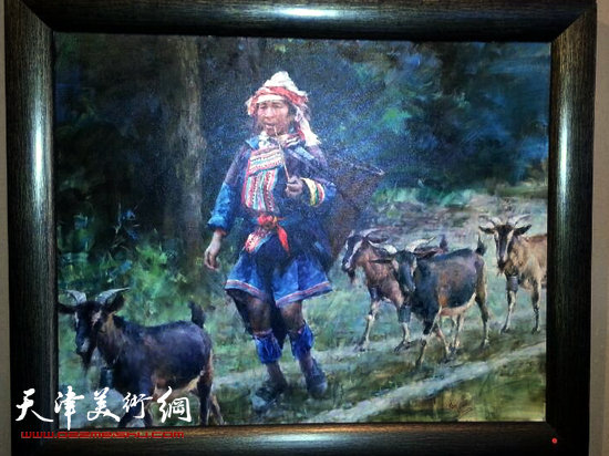 “与自然对话”刘乃鹏油画作品贺岁巡展展出作品