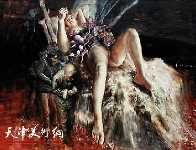 王华祥 水患 110×80cm 布面油画 2012年