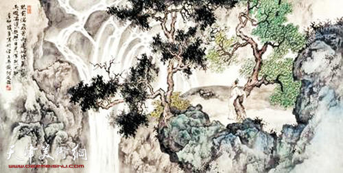 何延喆作品:泉飞时忘