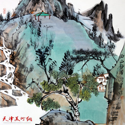 闫勇作品:西山静居