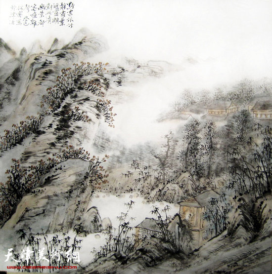 何宁作品：依竹静霜