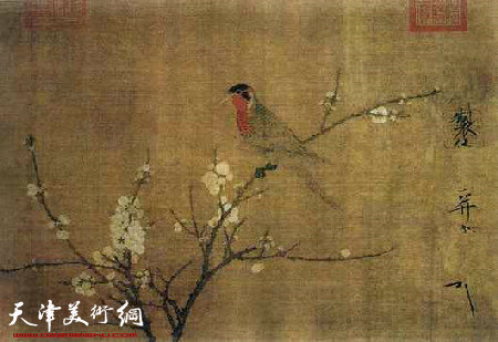 宋徽宗赵佶画：《五色鹦鹉图》（美国波士顿博物馆藏）