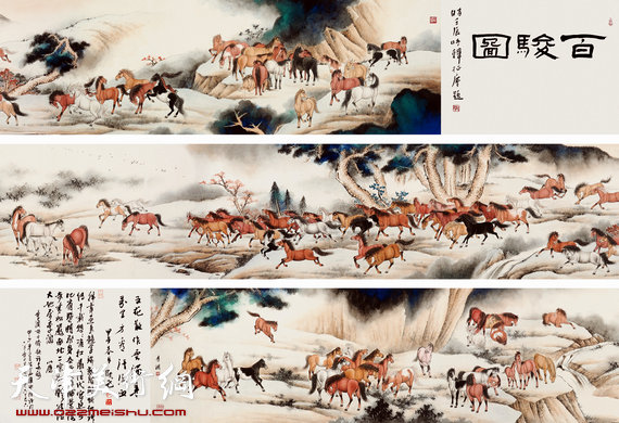 李澜作品:《百骏图》