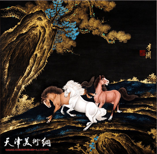 李澜作品:《龙马精神》