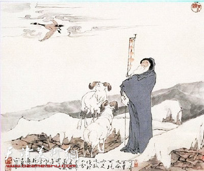 中国邮政版《鸿雁传书》(图稿)
