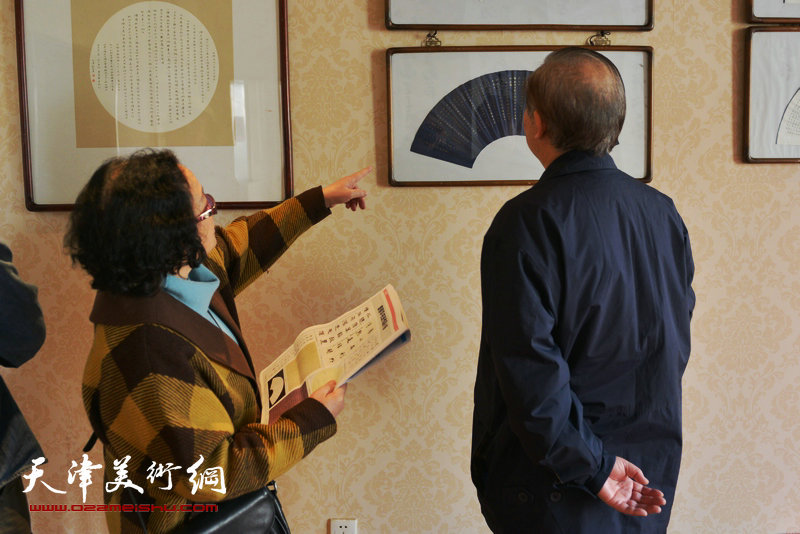 “墨韵芳华—曹善华书法作品展”3月24日开幕，图为书展现场。