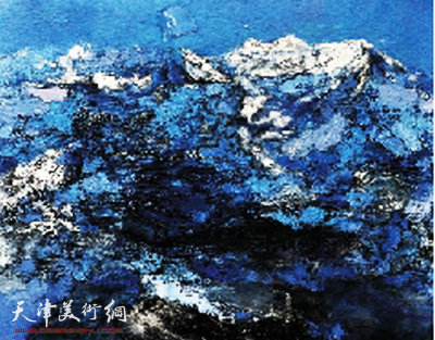 李谟中 晴雪落苍塬 布面油画 100×120cm 2013年