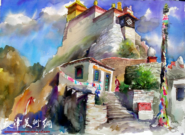 陈重武作品：西藏最古老宮殿雍布拉康