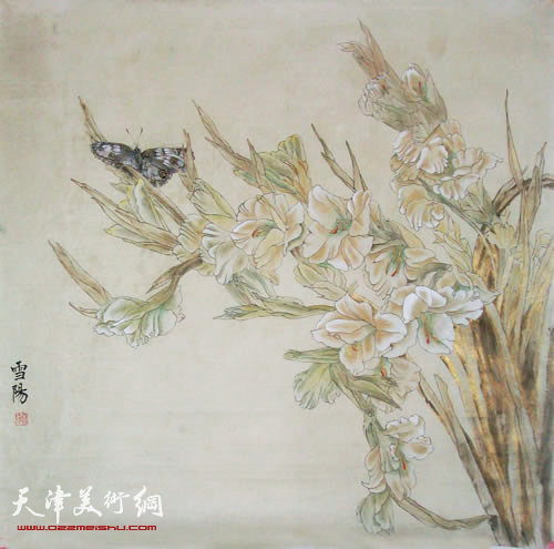 庄雪阳作品：轻盈舞枝含芳艳