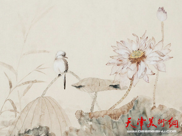 “陌上花开—吕少英花鸟画精品展”亮相山东崔子范美术馆。