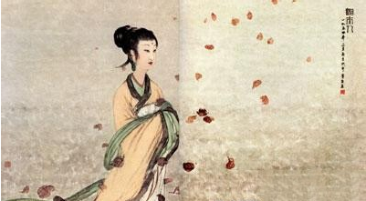 傅抱石 《湘夫人》(局部·中国画) 118cm×205.5cm