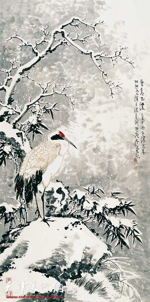 李云涛作品：《雪意正浓》