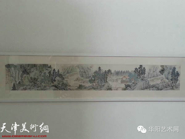 幽姿远影—山水画家喻建十画展在河南举办，图为展出的作品。