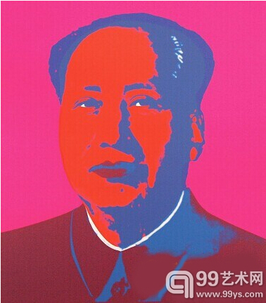 安迪·沃霍 《毛泽东之一》85cm×75cm 版画