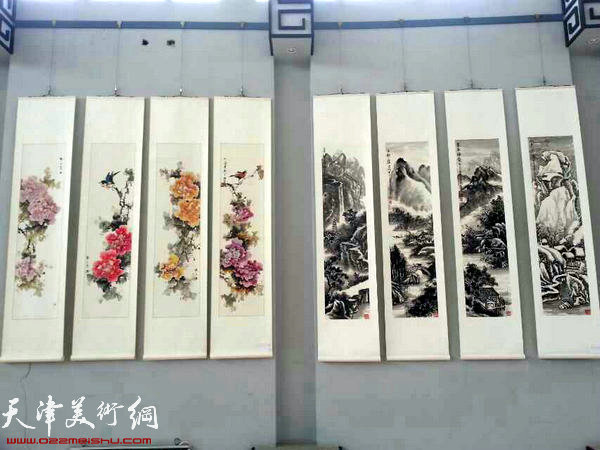 图为展出的作品。