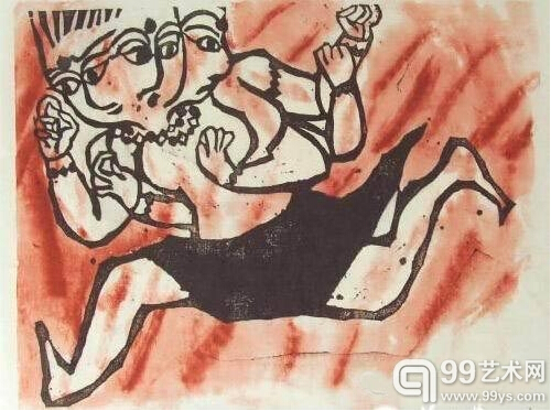 栋方志功版画