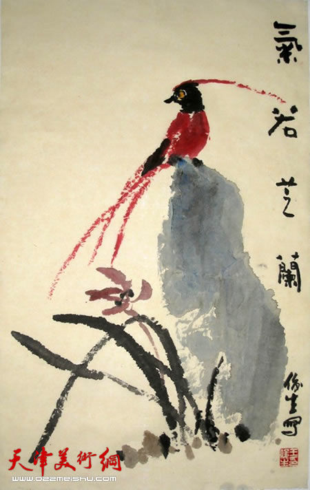 王俊生水墨画:《气若芝兰》