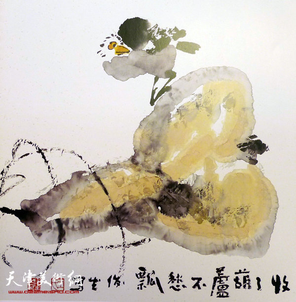 王俊生水墨画:《收了葫芦不愁瓢》