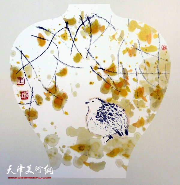 王俊生水墨画:《平安图》