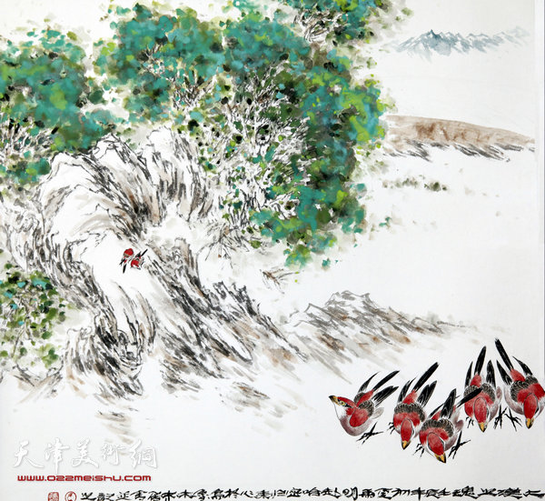 马明作品:《大漠之魂》