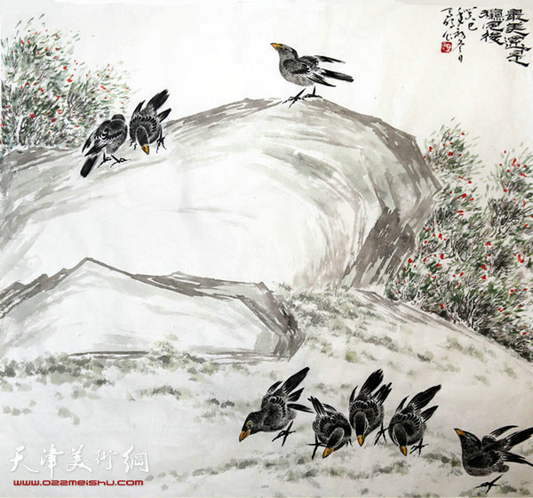马明作品:《秋美》