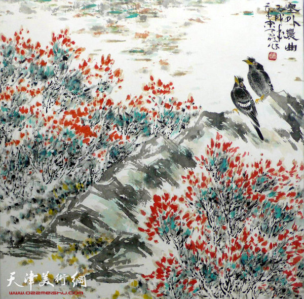 马明作品:《塞外晨曲》