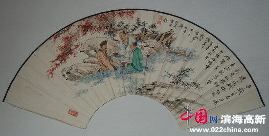 李大章扇面作品
