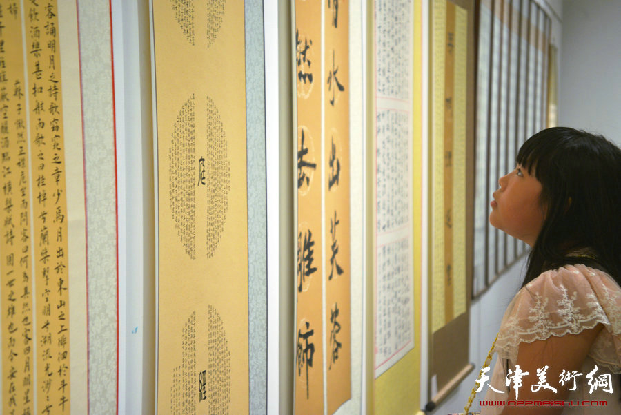 庆“八一” 军旅书画家作品展在天津美术馆开展