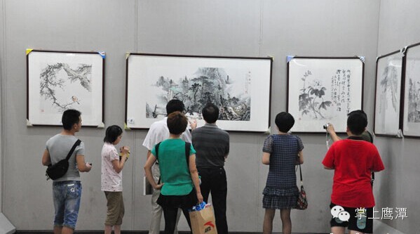 书画家丁忠兵首次个人画展在江西文联展览中心开展