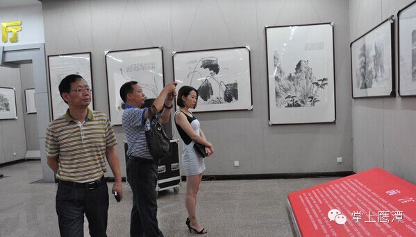 书画家丁忠兵首次个人画展在江西文联展览中心开展