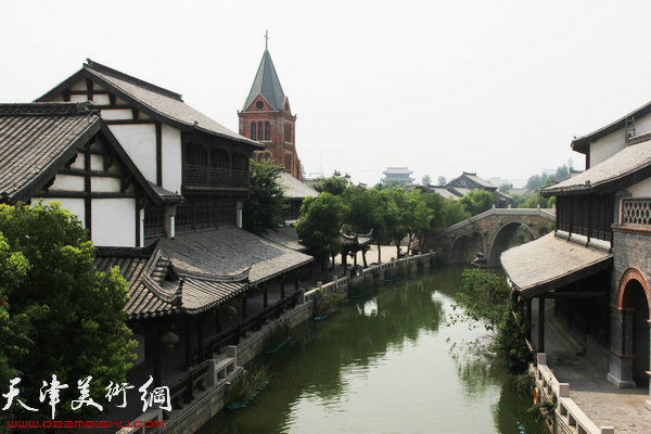 “江北水乡”台儿庄古城美景